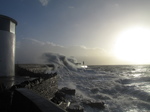 SX33662 Waves at Porthcawl lighthouse.jpg